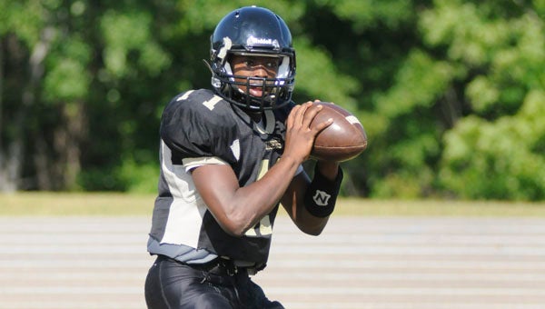 Greenville High School quarterback Jerome Watkins is competing with Chris Smith for the Tigers' starting quarterback position. (Advocate Staff/Andy Brown)