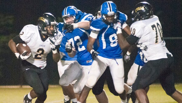 Greenville High School junior Alyric Posey and the Tigers scored an 18-16 win over Class 5A, Region 3 rival Demopolis High School Friday night. (Photo Courtesy of The Demopolis Times)