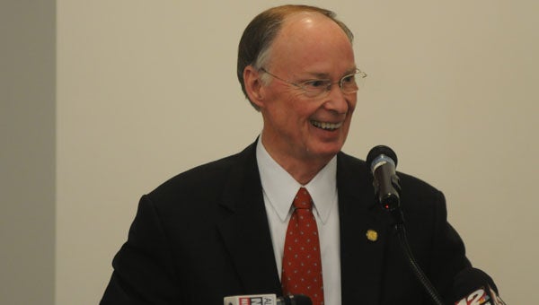 Gov. Robert Bentley served as the keynote speaker at the second annual Industry Appreciation luncheon Thursday at LBW Community College. (Advocate Staff/Andy Brown)