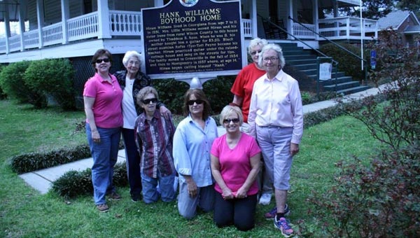The Sprig and Twig Garden Club of Georgiana planted 20 Knockout rose bushes at the Hank Williams Park on March 22. Participants included Janell Powell, Buddy Manning, Linda Luman, Gwen Humphrey, Sylvia Peterson, Belle Peavy and Vivian Taylor. (Submitted Photo)