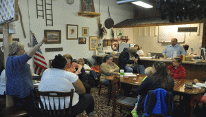 Downtown Merchants Association met in the General Store Tuesday evening.