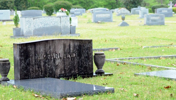 The Greenville City Council passed a resolution Monday night that updates the policies governing Magnolia Cemetery. (Advocate Staff/Andy Brown)