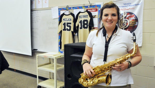 Advocate staff / Andrew garner Greenville junior Mary Margaret Lecoq was selected as the only saxophonist to play in the 2015 Alabama All-State Sinfonia Orchestra. | ADVOCATE STAFF / Andrew Garner