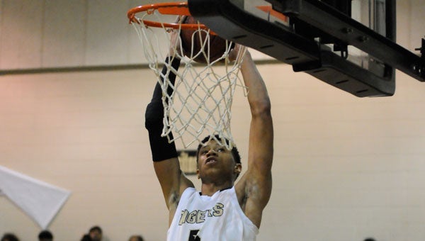 Javarrius Cheatham was unstoppable in the post and at the perimeter as the Greenville Tigers mounted a comeback victory over the Calhoun Tigers 82-74.