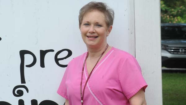 Butler County lead Nurse Debbie Hyatt was recently named the Alabama Association of School Nurses Registered School Nurse of the Year. (Advocate Staff/Andy Brown)