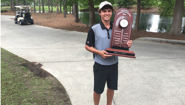 Cam Norman got a better birthday present than usual Wednesday as he and the Troy men’s golf team claimed a sun belt championship after a miraculous last-minute comeback.