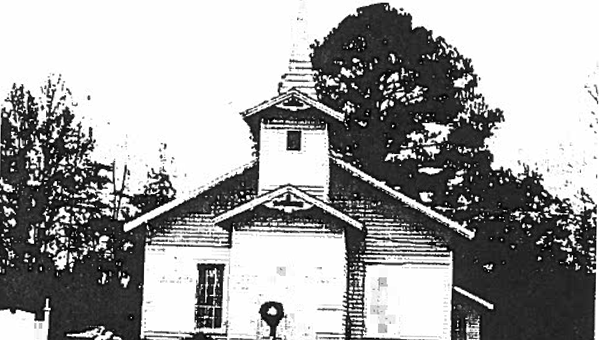 The Petrey United Methodist Church stood proudly until 1917 when it was hit by a powerful storm. The replacement structure was erected soon after and still stands. 