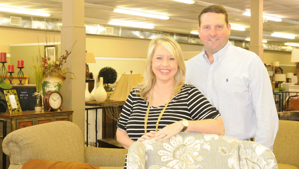 Johnson Furniture managers Ashley and Adam Keith recently closed the books on a first year of business in the Camellia City.