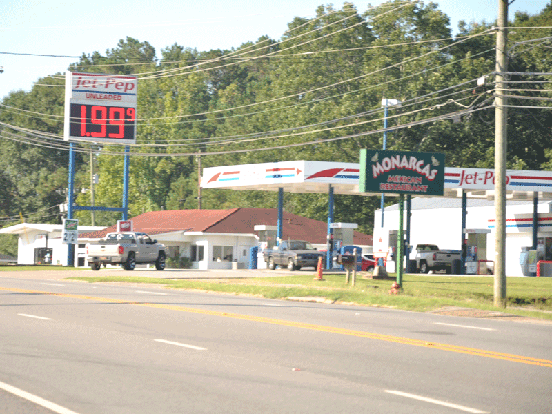 Motorists in the Southeast and East could pay more for gasoline in coming days because of the shutdown of a leaking pipeline in Alabama. (Photo by Beth Hyatt)
