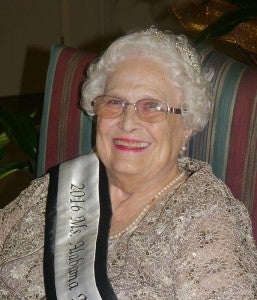 A reception and tea were held in Millie McDonald’s honor on Wednesday to celebrate her success as Ms.  Alabama Nursing Home. 