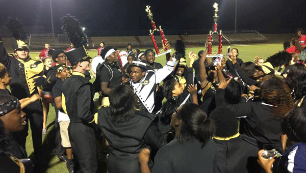 The Greenville High School Marching Band earned a pair of perfect performances in two competitions on Sept. 24, with a rating of superior achieved in every single category.  It marks the best competition results in the school’s history.