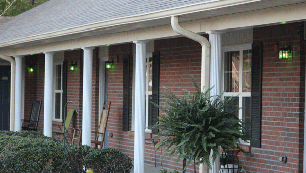 For the month of November, green lights can be found on the front porches of many of the rooms at Meadowcrest Apartments in honor of veterans.
