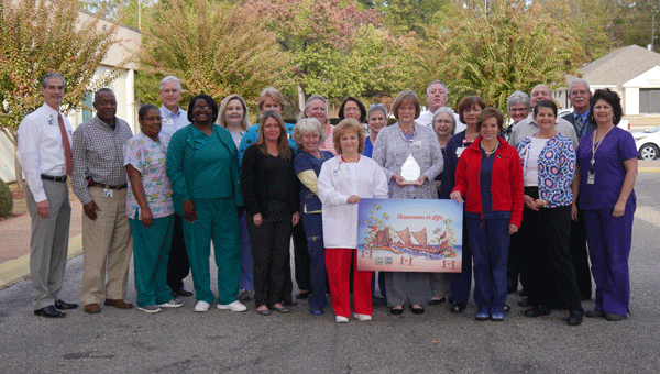 LV Stabler Memorial Hospital received The 2015 Gift of Life Award from The Alabama Organ Center.  The hospital is one of 13 recipients out of 127 hospitals in their respective region.   