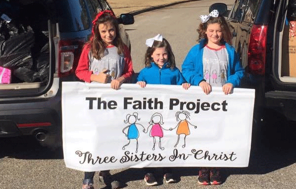The Faith Project, helmed by three local Fort Dale Academy students named Charlotte Kate Anderson, Lillian Faith Baker  and Anna Grace Baker, was one of the Camellia City’s local charities that contributed donations to the fire-swept regions of Gatlinburg, Tenn.