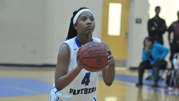 Miya Rudolph sank a pair of crucial free throws during Georgiana's Friday-night battle with J.F. Shields.