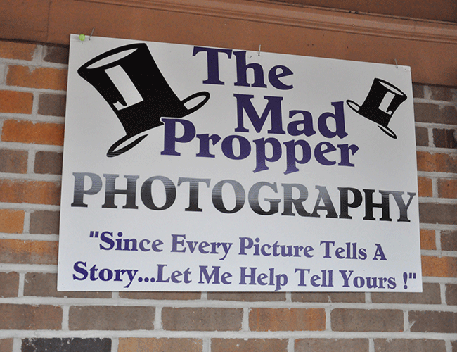 The Mad Propper Photography studio is located on 154 East Fourth Street in Luverne, adjacent to the Luverne Public Library and neighboring H&R Block. 