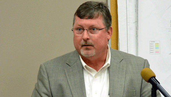 Butler County engineer Dennis McCall highlighted the benefits of a 3-cent gas tax during a public hearing held last Tuesday.